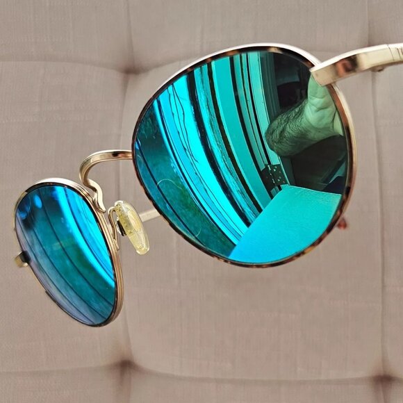 Tommy Hilfiger Other - Vintage Tommy Hilfiger Sunglasses Gold Tone Frame Mirror Lenses Eye Wear